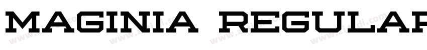 Maginia Regular字体转换 Maginia Regular字体转换